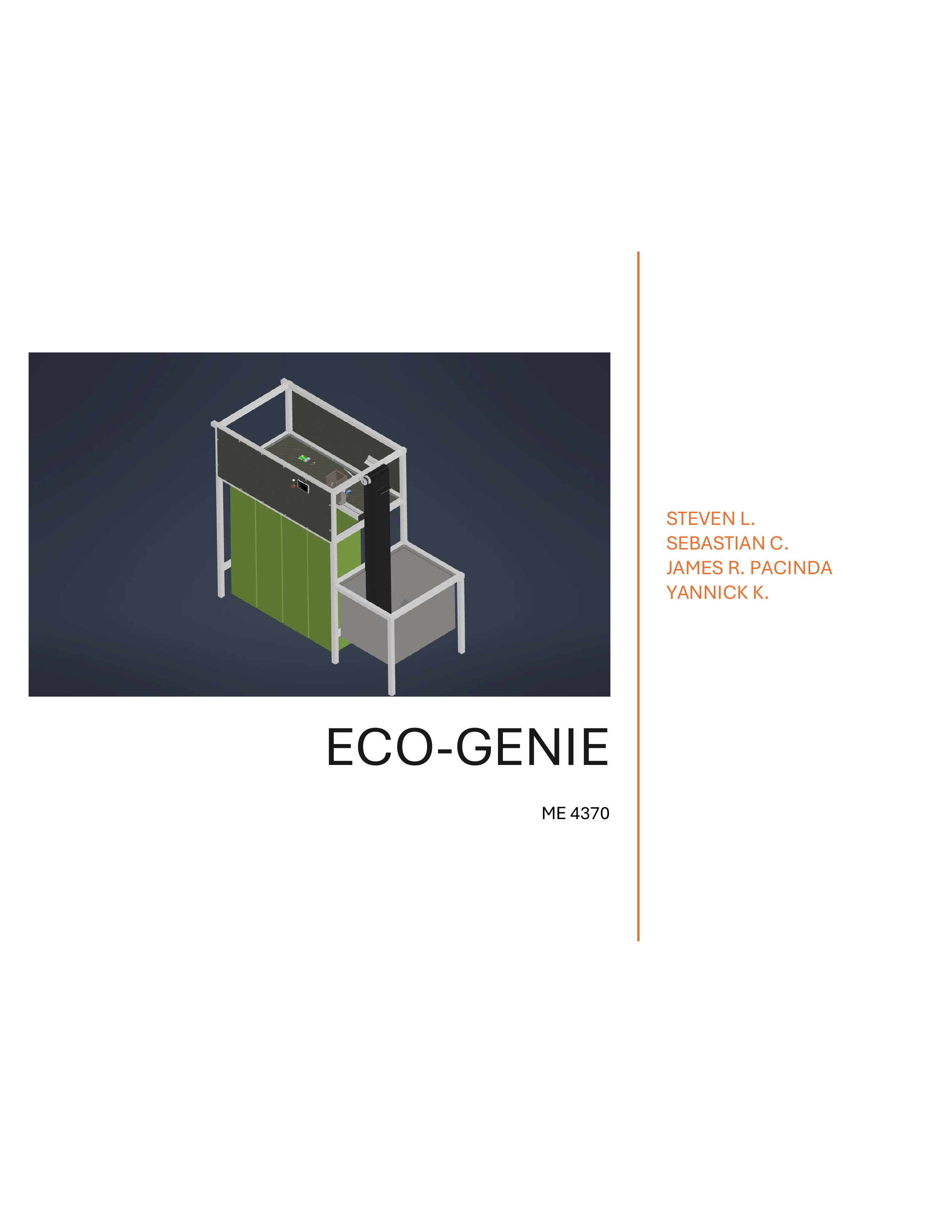 Eco-Genie Proposal page 1