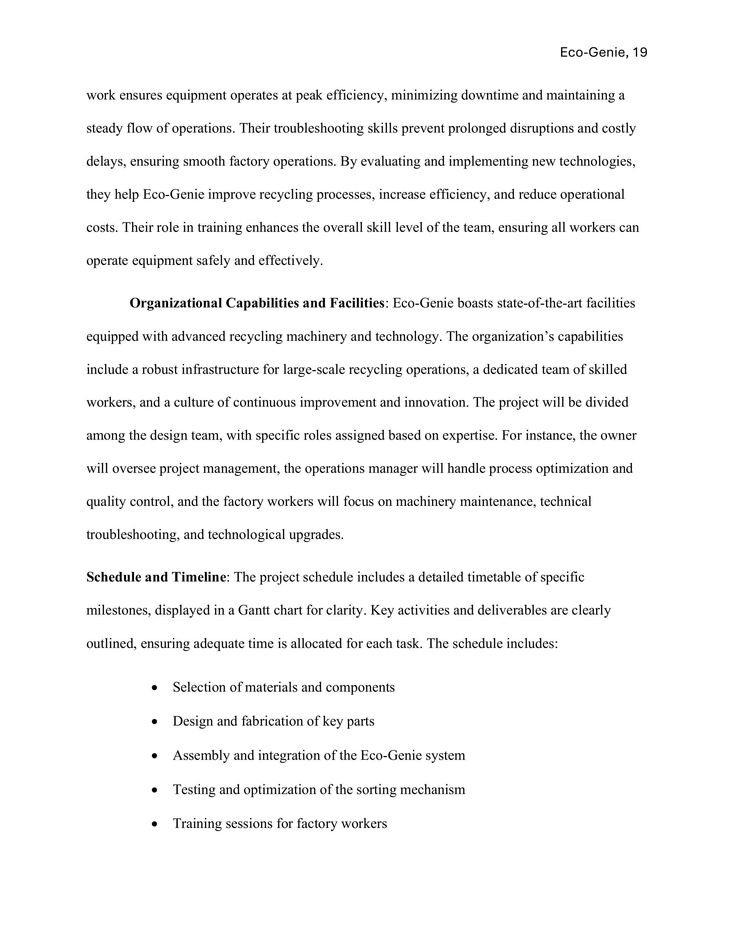 Eco-Genie Proposal page 20