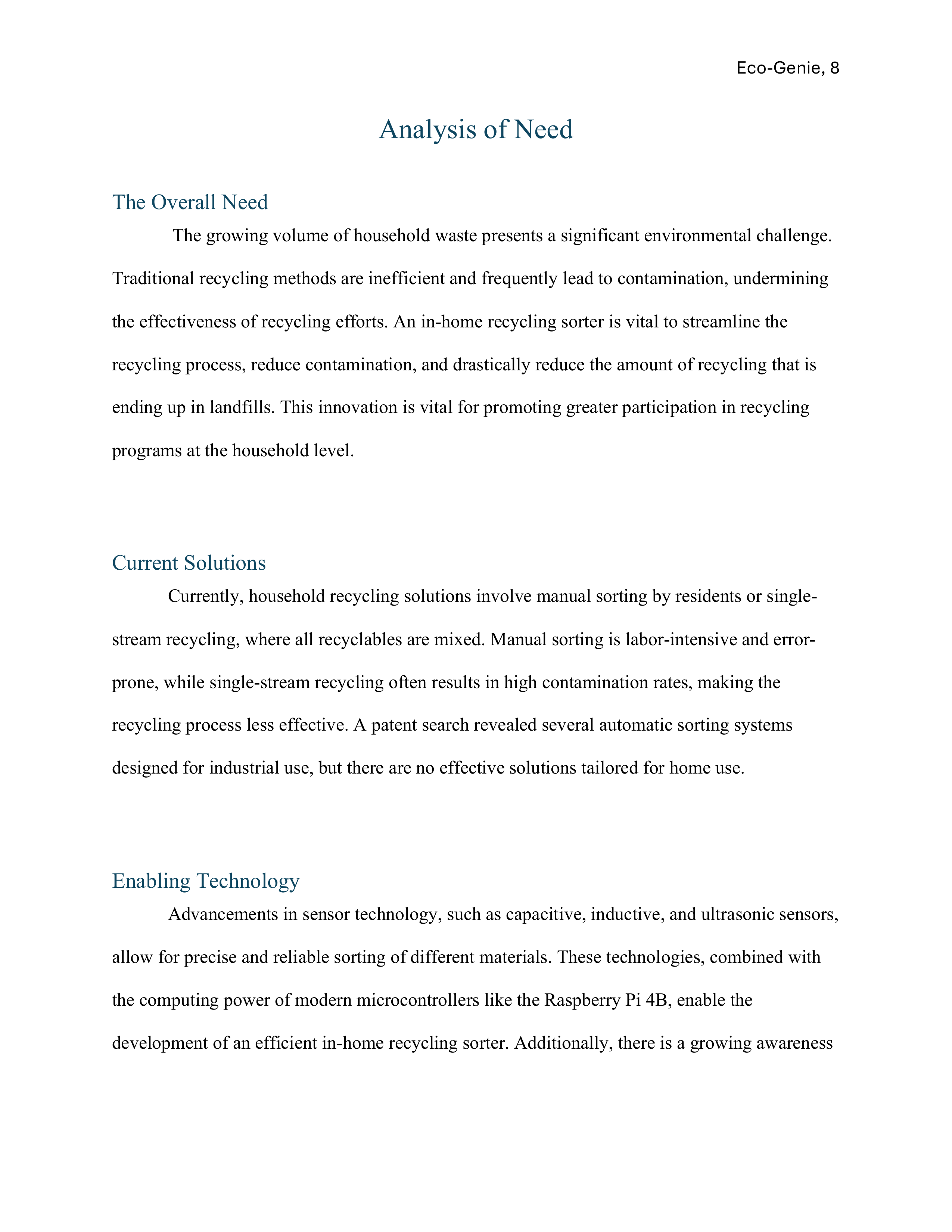 Eco-Genie Proposal page 9